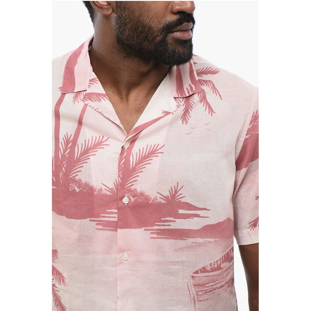 Altea Palms Print Short Sleeved Shirt - Image 3