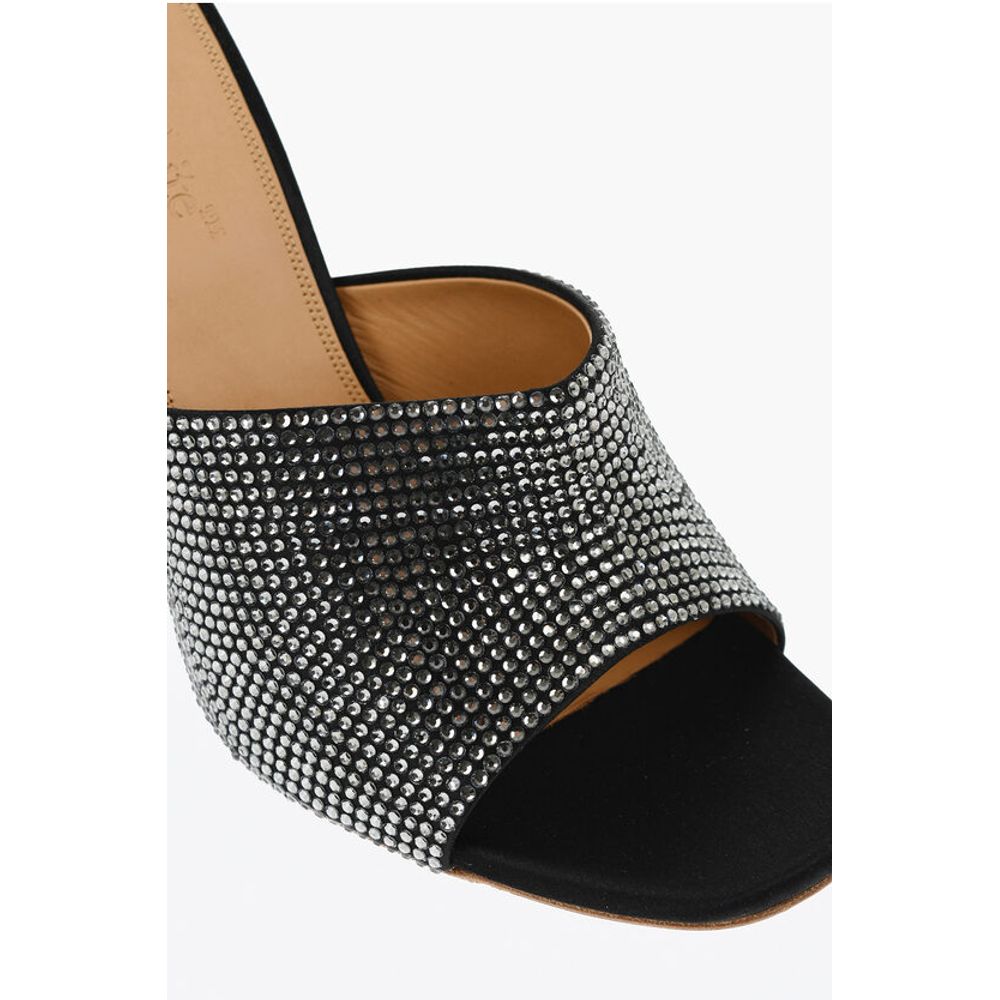 Off-White Rhinestoned ALLEN Open-Toe Mules 10 cm - Image 4