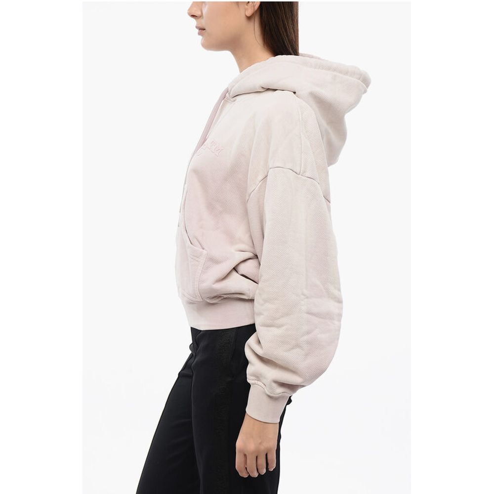 Off-White Maxi Hoodie LAUNDRY with Logo and Patch Pocket - Image 3