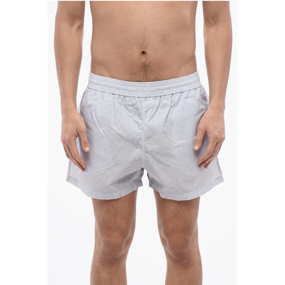 Off-White All Over Logo Printed Swimshorts