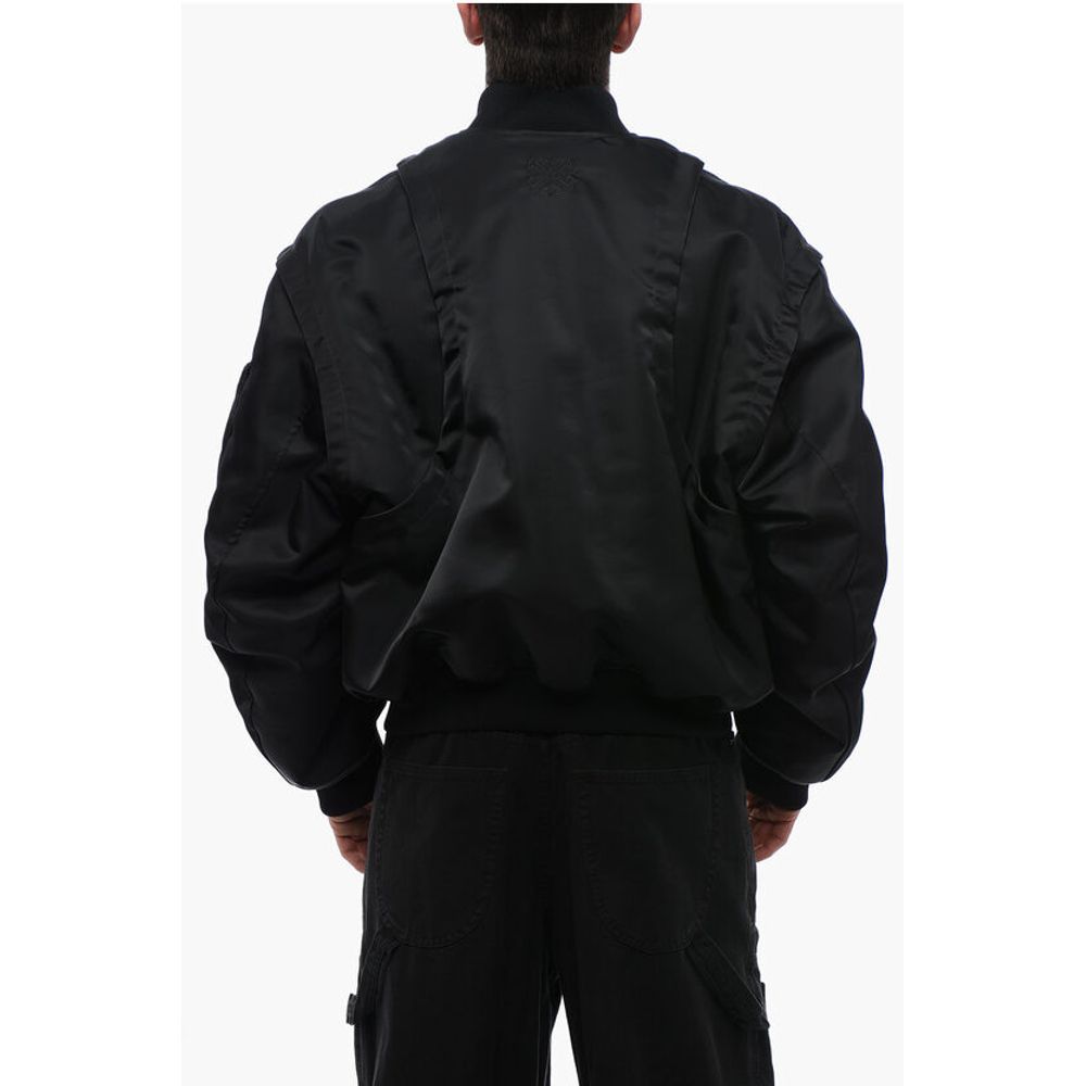 Off-White Padded Nylon ARROW Multipocketed Bomber Jacket - Image 2