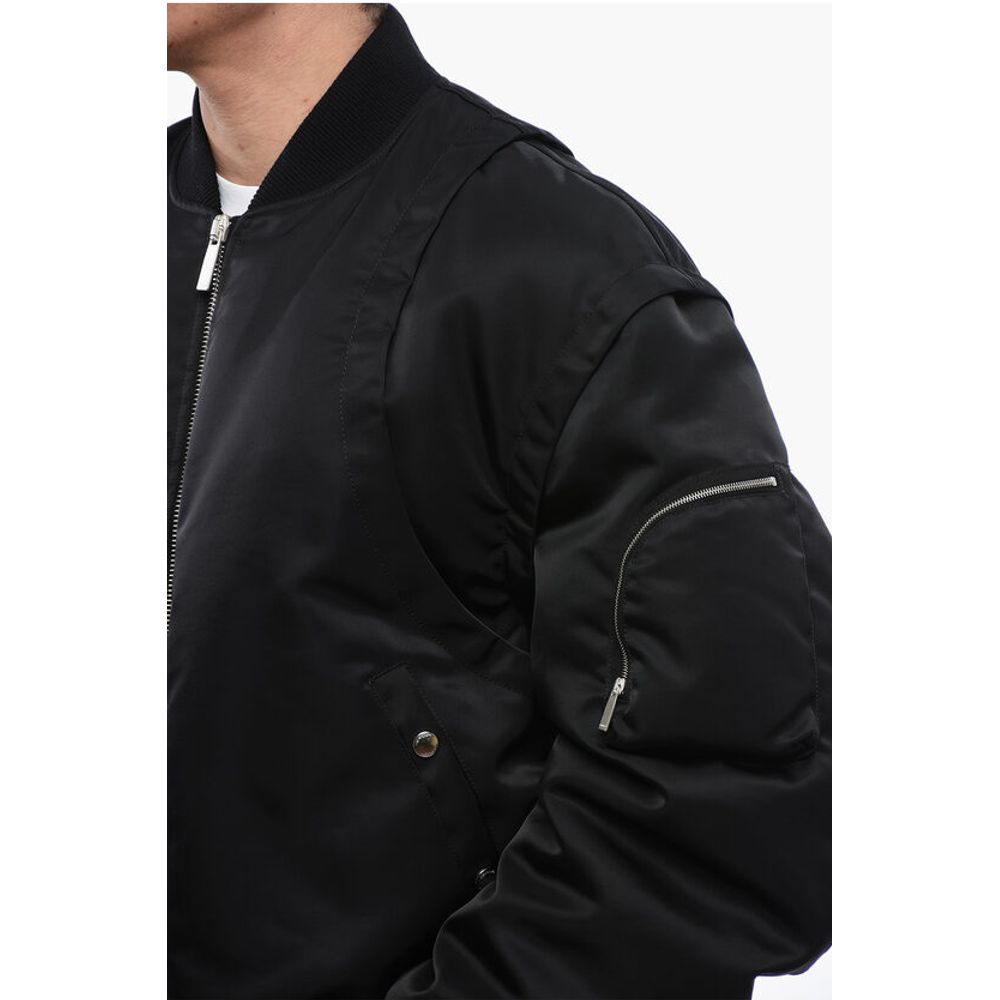 Off-White Padded Nylon ARROW Multipocketed Bomber Jacket - Image 3