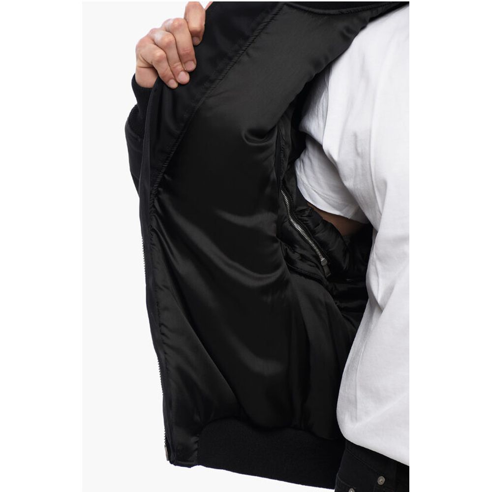 Off-White Padded Nylon ARROW Multipocketed Bomber Jacket - Image 5