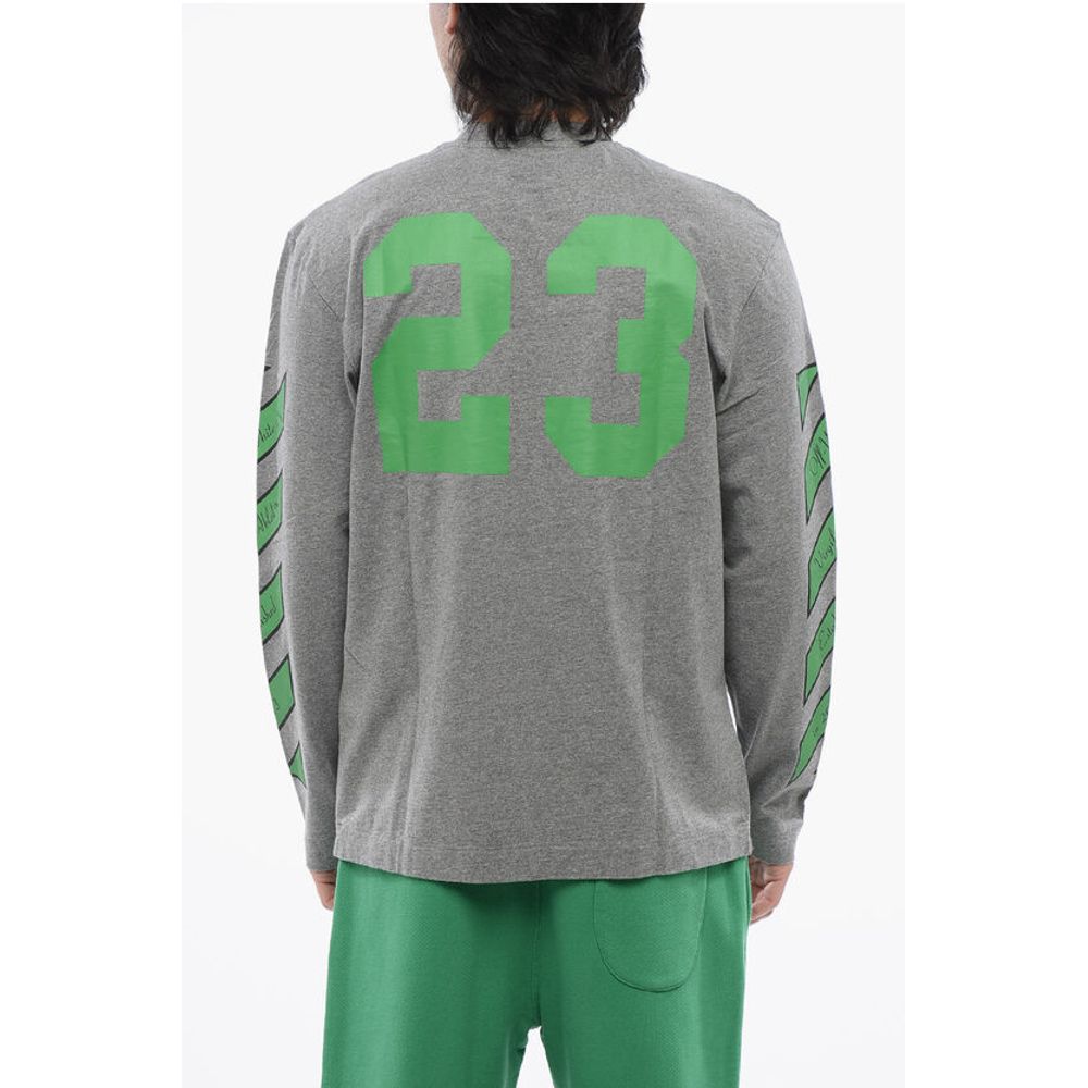 Off-White Skate-Fit 23 VARSITY Printed Long Sleeved T-shirt - Image 2