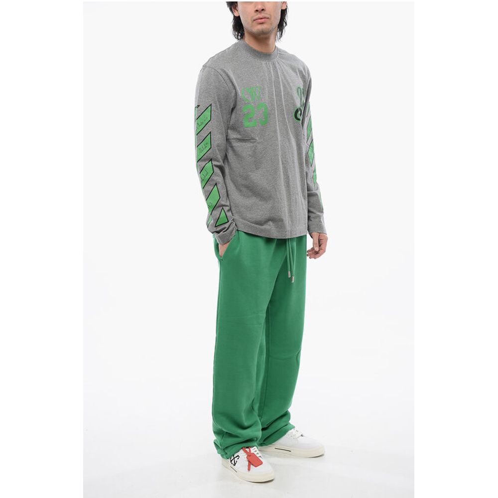 Off-White Skate-Fit 23 VARSITY Printed Long Sleeved T-shirt - Image 4