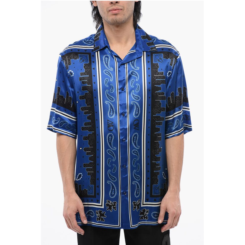 Off-White Bandana Motif Bowling Shirt