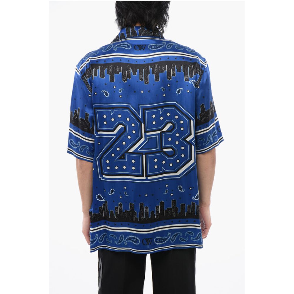 Off-White Bandana Motif Bowling Shirt - Image 2