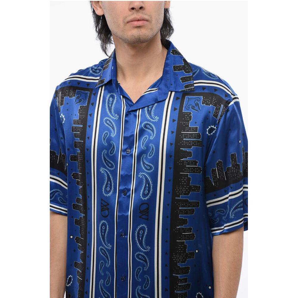 Off-White Bandana Motif Bowling Shirt - Image 3