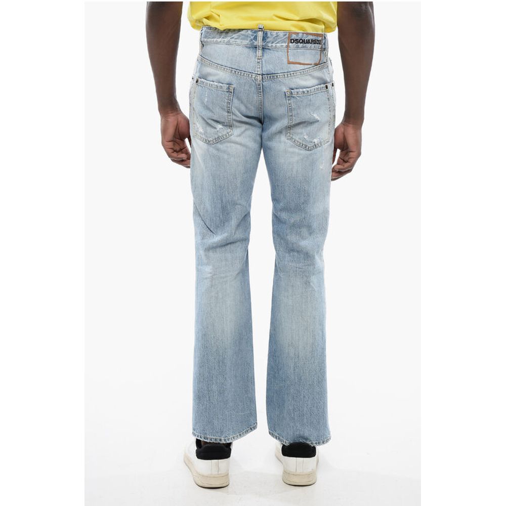 Dsquared² Light-washed Distressed Denims - Image 2