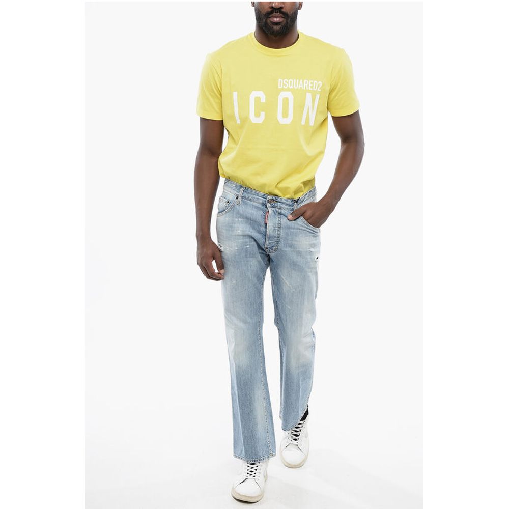 Dsquared² Light-washed Distressed Denims - Image 4