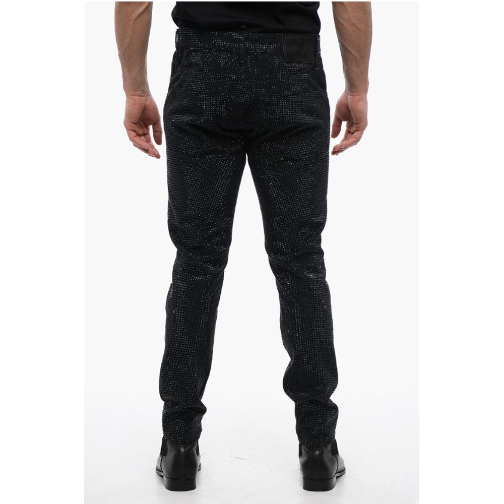 Dsquared² All-over Rhinestoned Denims - Image 2