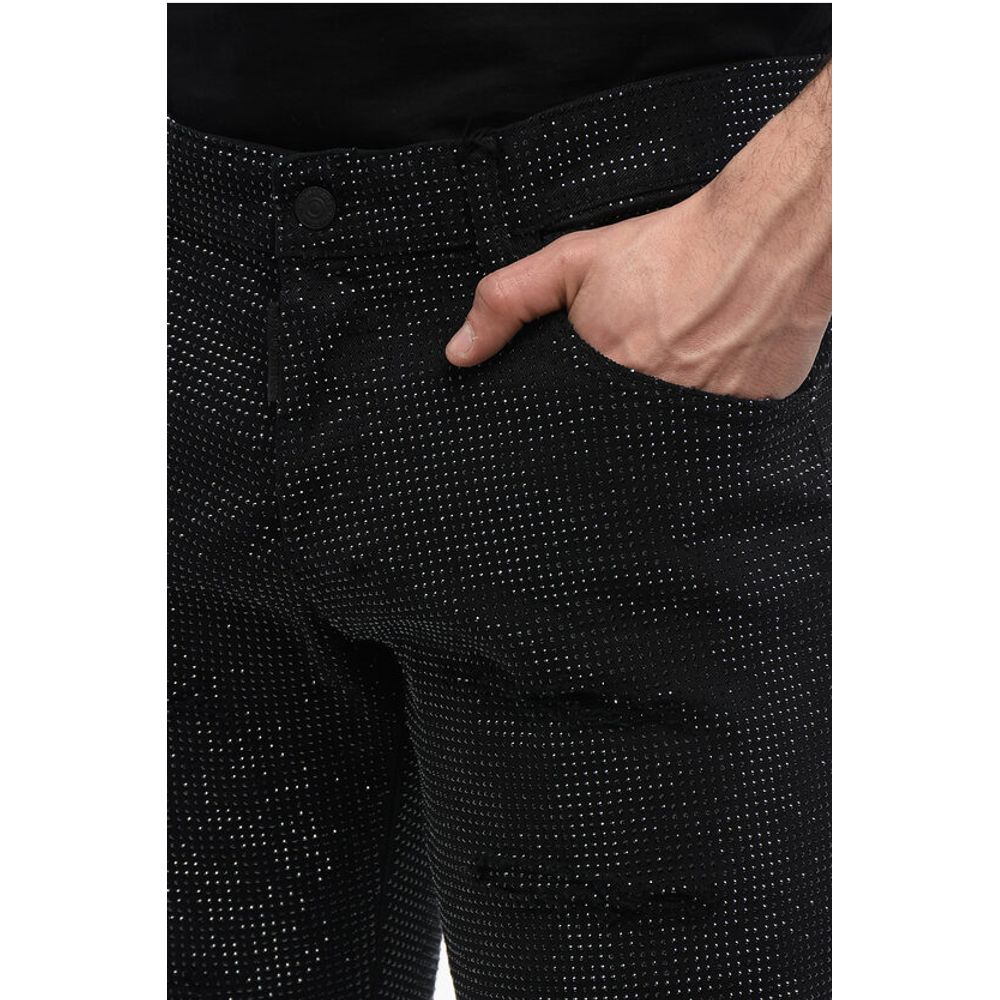 Dsquared² All-over Rhinestoned Denims - Image 3