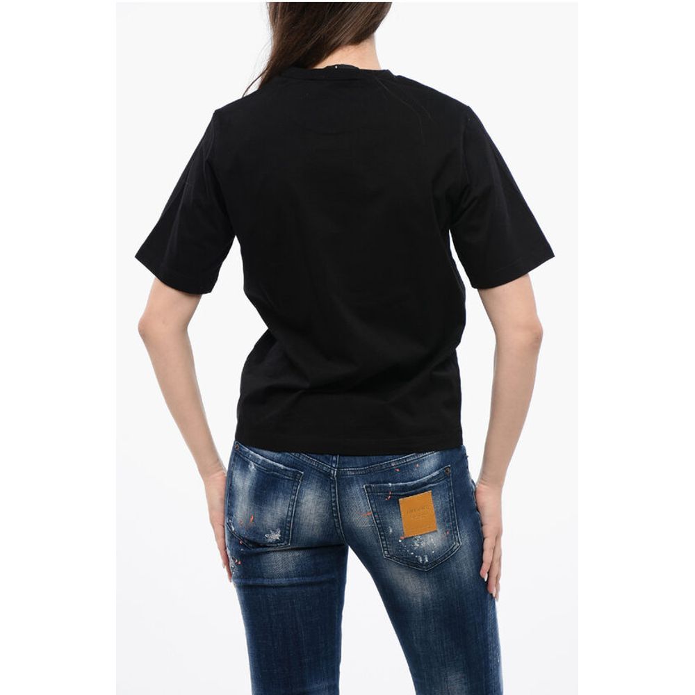 Dsquared² Cotton ICON Crew-neck T-shirt with Gradient Print - Image 2