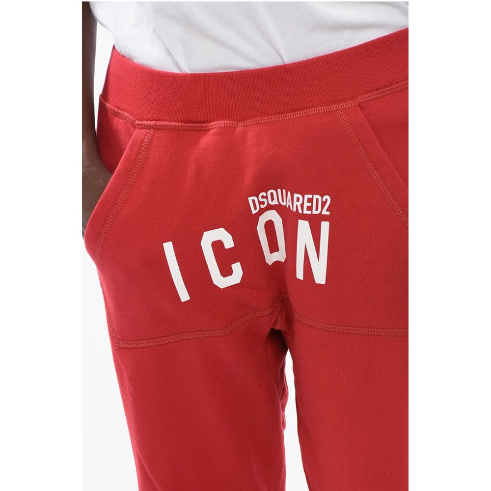 Dsquared² ICON Cotton Printed Joggers - Image 3