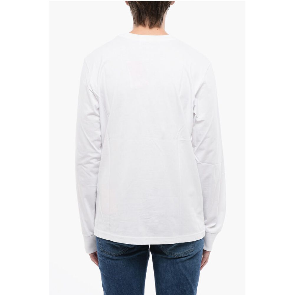 Diesel RED TAG Long Sleeves T-JUST-LS-D Crew-neck T-shirt with Embr - Image 2