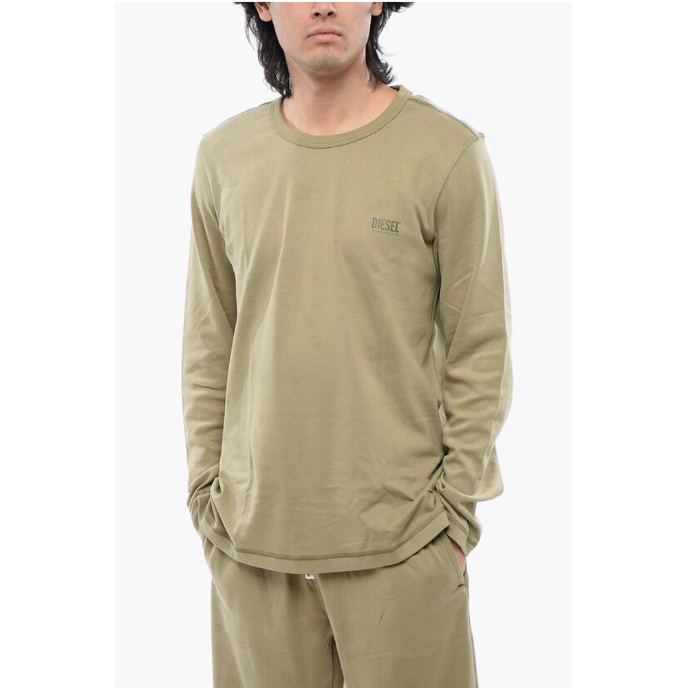 Diesel Lightweight Cotton UMSET-ARAMIS Long Pyjamas Set - Image 3