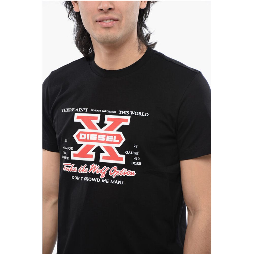 Diesel Front Printed T-DIEGOR-K48 Crew-neck T-Shirt - Image 3