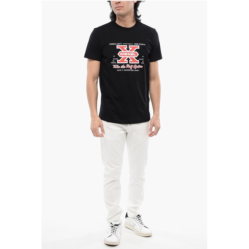 Diesel Front Printed T-DIEGOR-K48 Crew-neck T-Shirt - Image 4