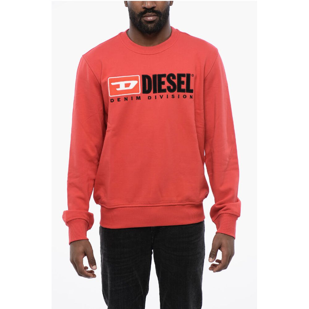 Diesel Lightweight Cotton S-GINN-DIV Crewneck Sweatshirt