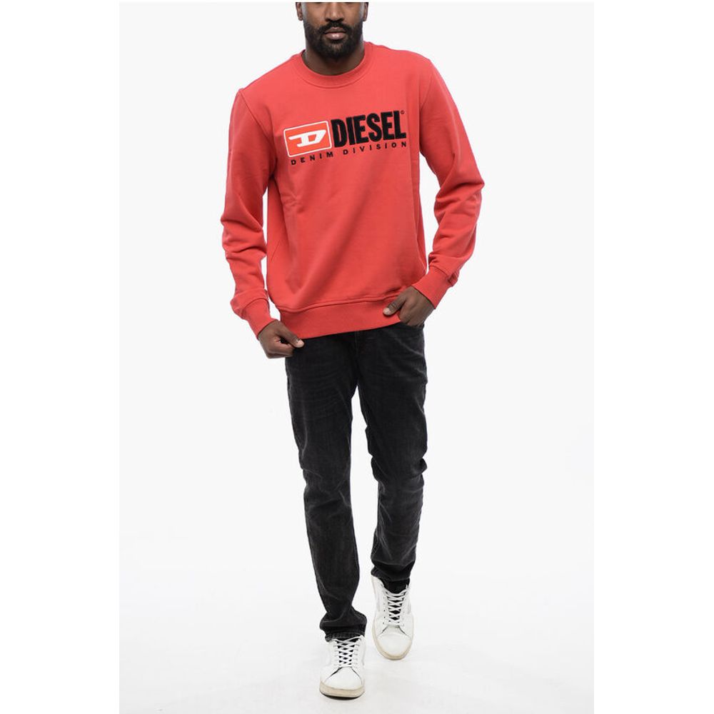 Diesel Lightweight Cotton S-GINN-DIV Crewneck Sweatshirt - Image 4