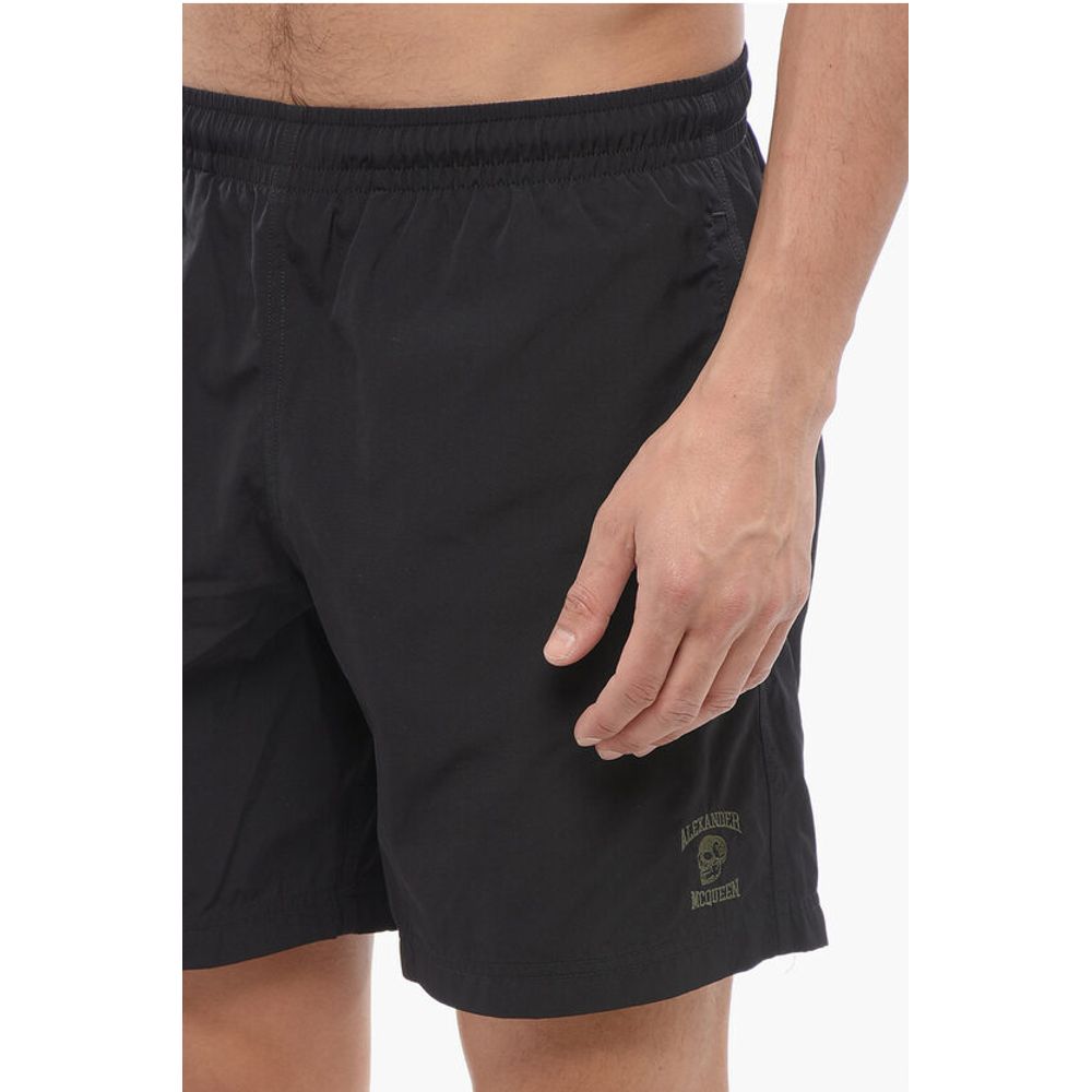 Alexander McQueen Embroidered Logo SKULL Swimshorts - Image 3