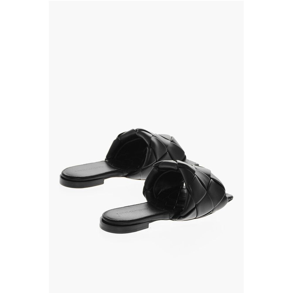 Bottega Veneta Woven Leather LIDO Sliders - Image 2