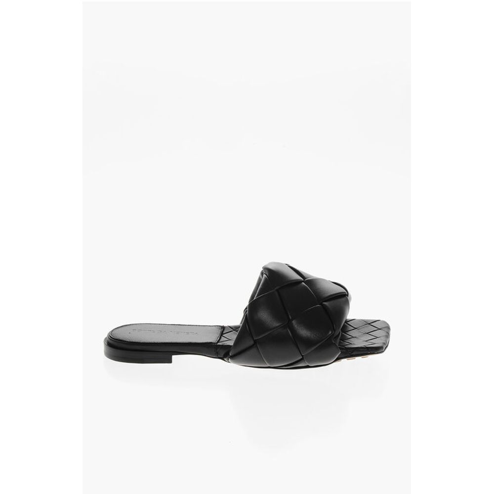 Bottega Veneta Woven Leather LIDO Sliders - Image 3