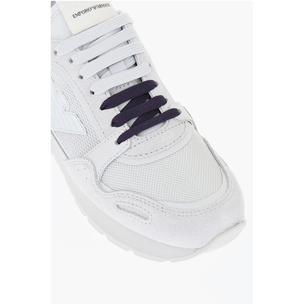 Armani Logoed Low-Top Sneakers With Contrasting Laces - Image 4