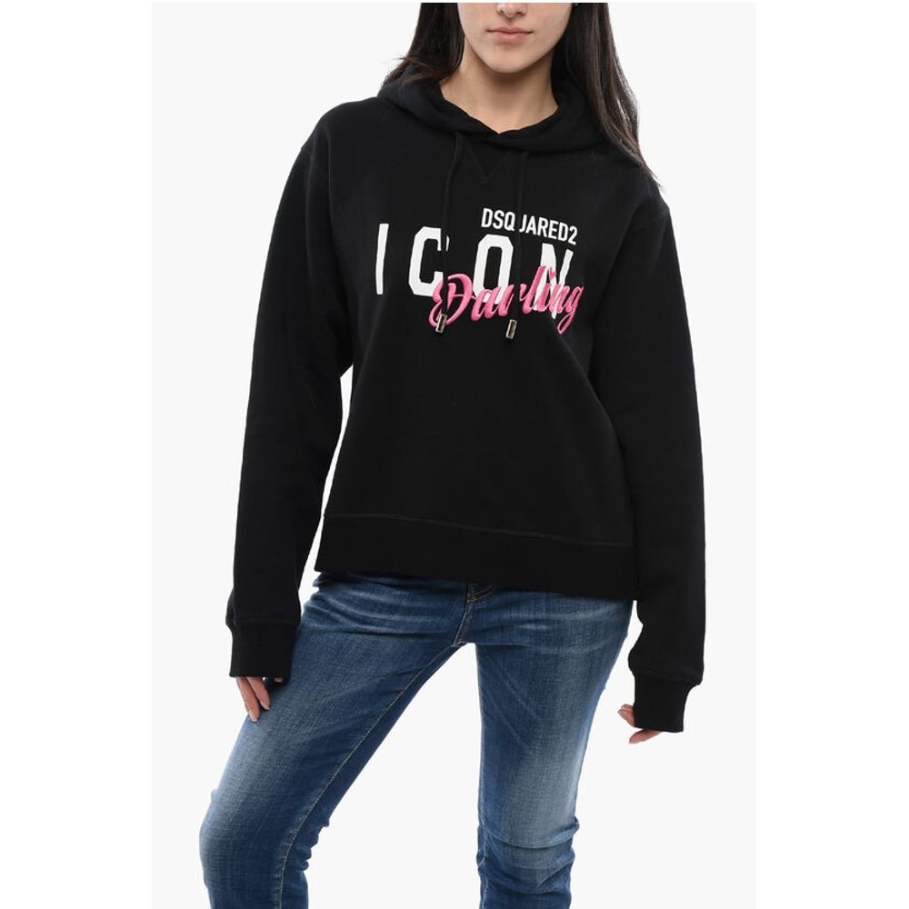Dsquared² Fleece Cotton ICON DARLING Hoodie