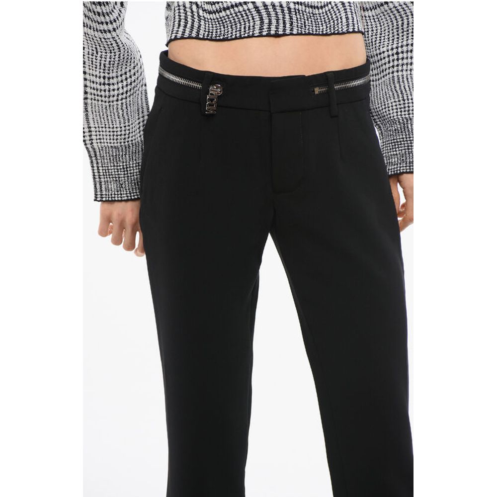 Dsquared² Zip Detailed ICON Pants with Ankle Splits - Image 3
