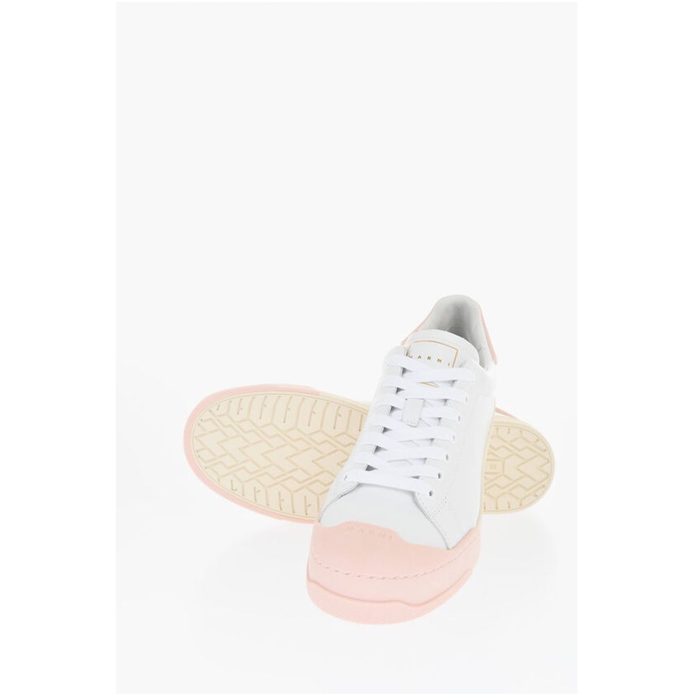 Marni Leather Low-Top Sneakers