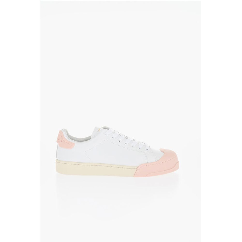 Marni Leather Low-Top Sneakers - Image 3