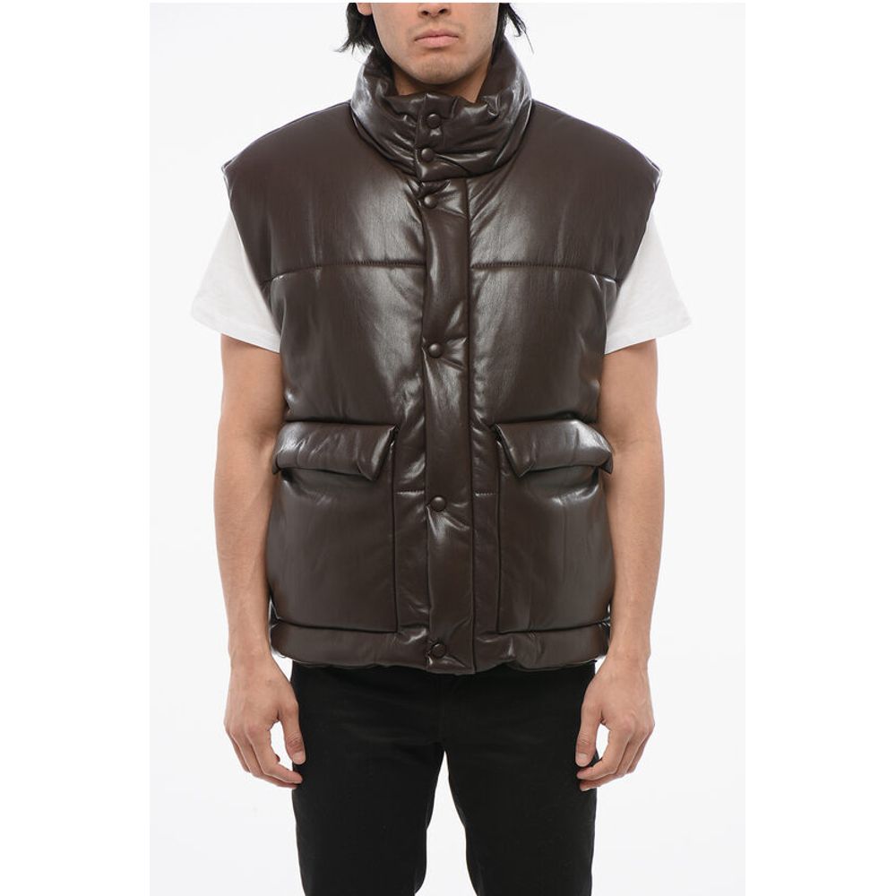 Nanushka Leather Quilted Vest
