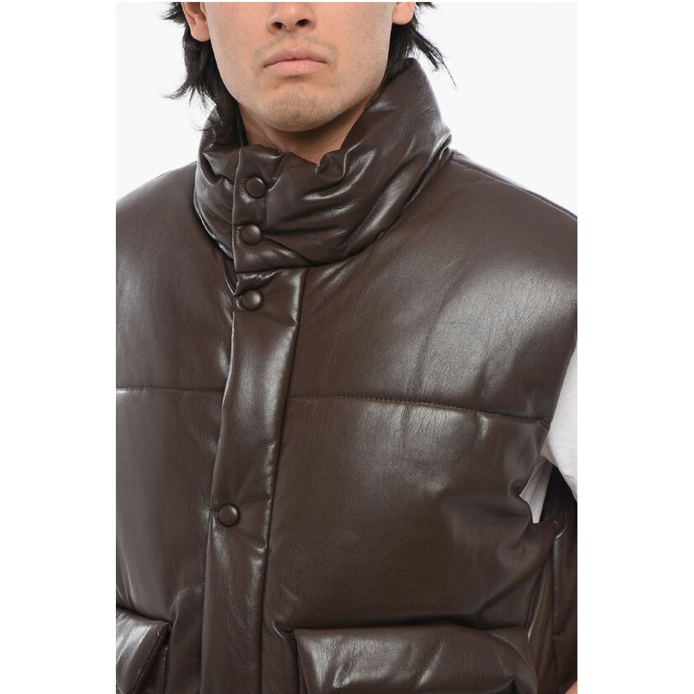 Nanushka Leather Quilted Vest - Image 3