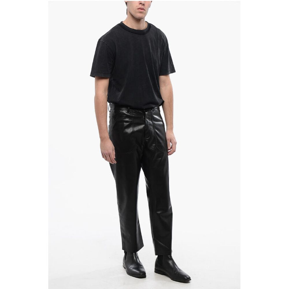 Nanushka Faux Leather JASPER 5-Pockets Pants - Image 4