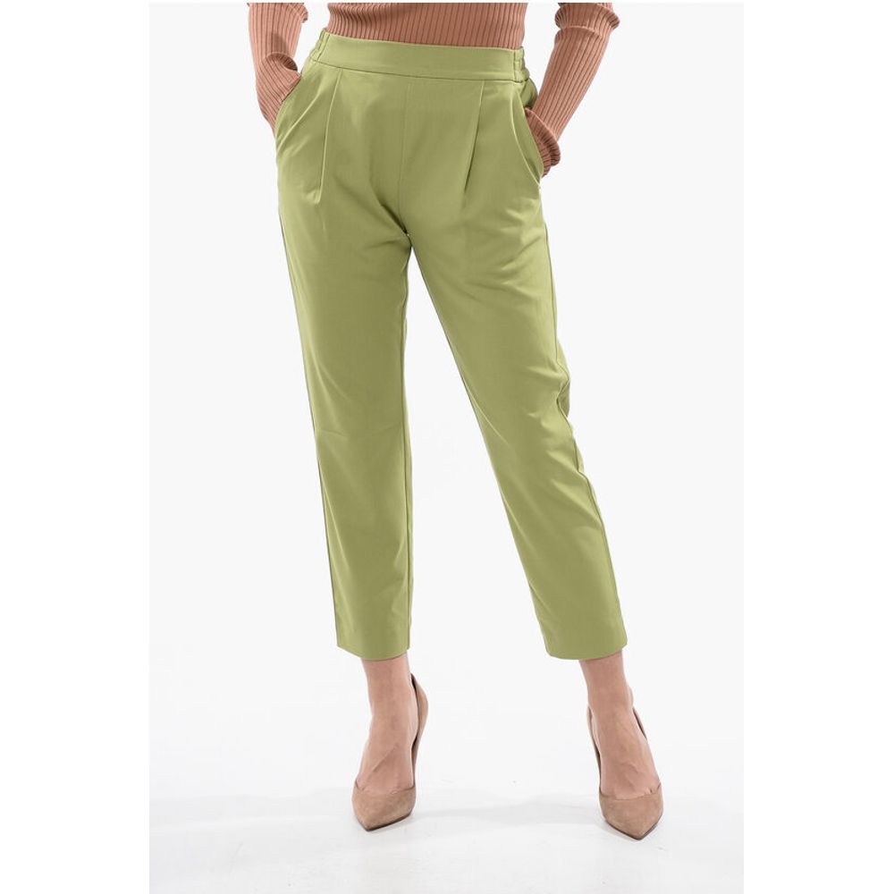 AllSaints Solid Color Single-Pleat ALEIDA Pants