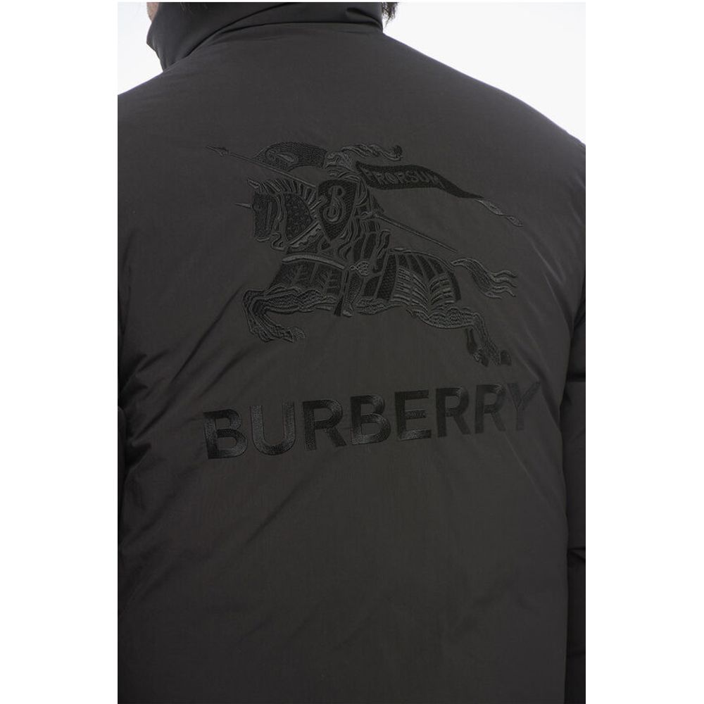 Burberry Multipocketed Down Jacket with Back Embroidered Logo - Image 4