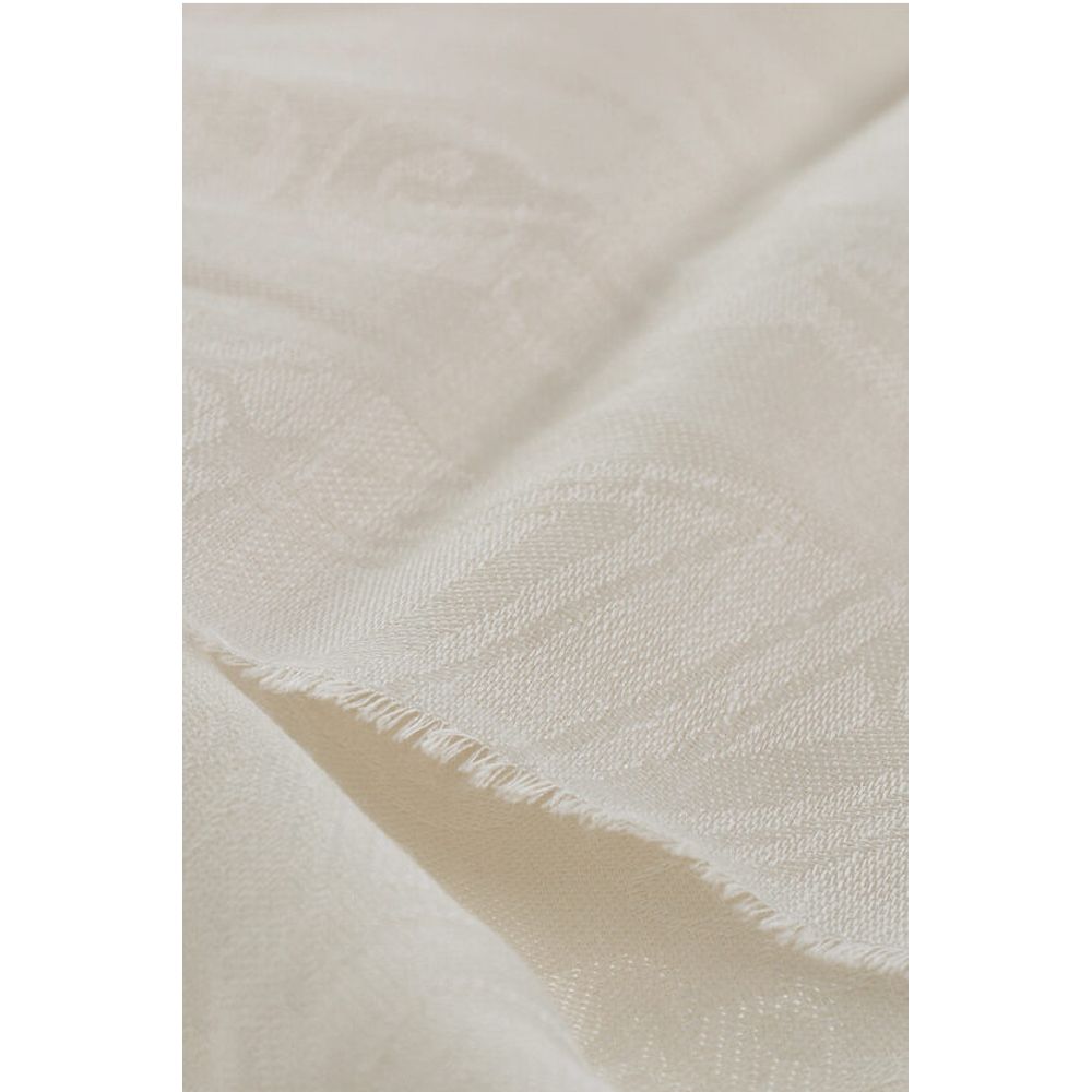 Max Mara Embroiderd Wool Silk and Linen ELEONOR Scarf - Image 3