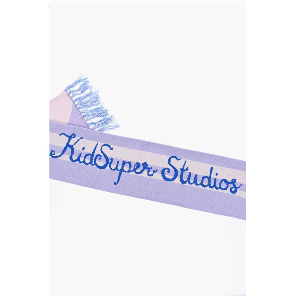 Puma KIDSUPER Wool Blend Scarf with Fringes - Image 4