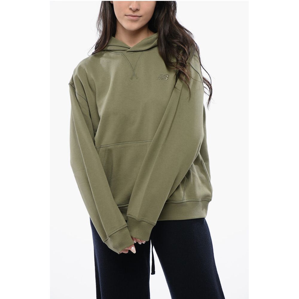 New Balance Oversized Hoodie With Patch Pocket