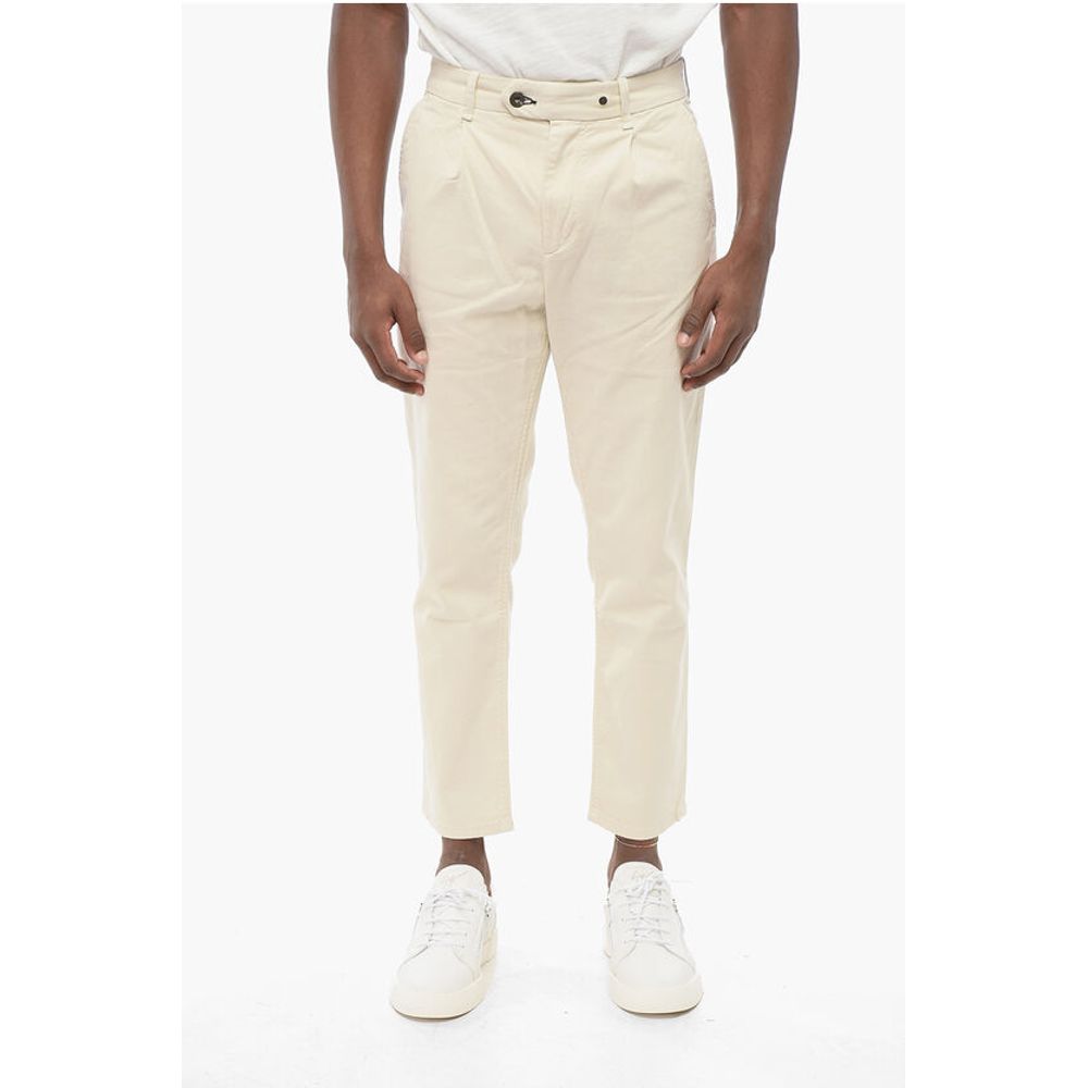 Rag&Bone ICONS Single-pleated Stretch Cotton Chinos Pants