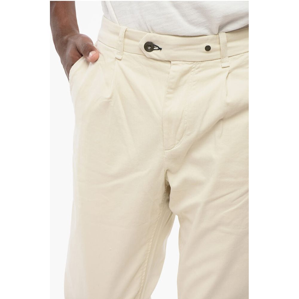Rag&Bone ICONS Single-pleated Stretch Cotton Chinos Pants - Image 3