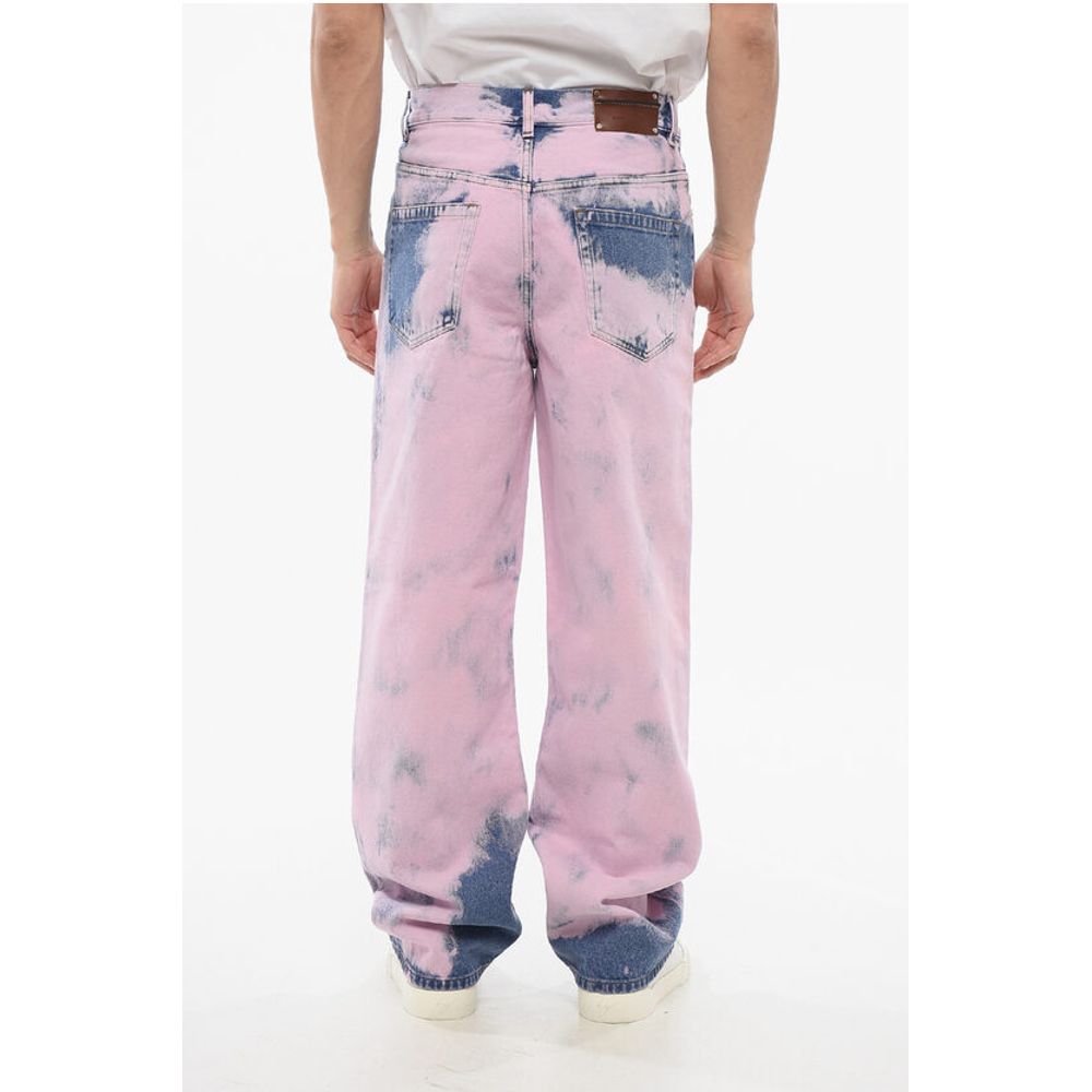 Dries Van Noten Tie Dye Cotton PINE Denims 25cm - Image 2
