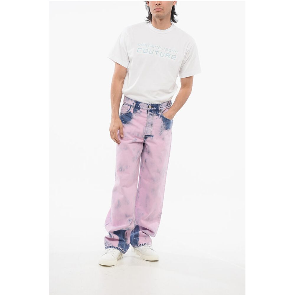 Dries Van Noten Tie Dye Cotton PINE Denims 25cm - Image 4