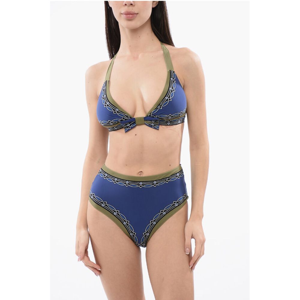 Etro High-waisted Bikini Set with Bow Detail