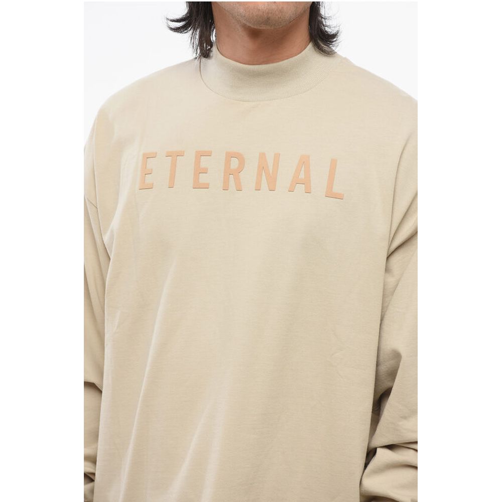 Fear Of God Long-sleeved ETERNAL T-Shirt with Flocked Logo - Image 3