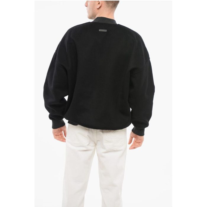 Fear Of God Crew Neck Loden Sweatshirt with Knitted Cuffs - Image 2