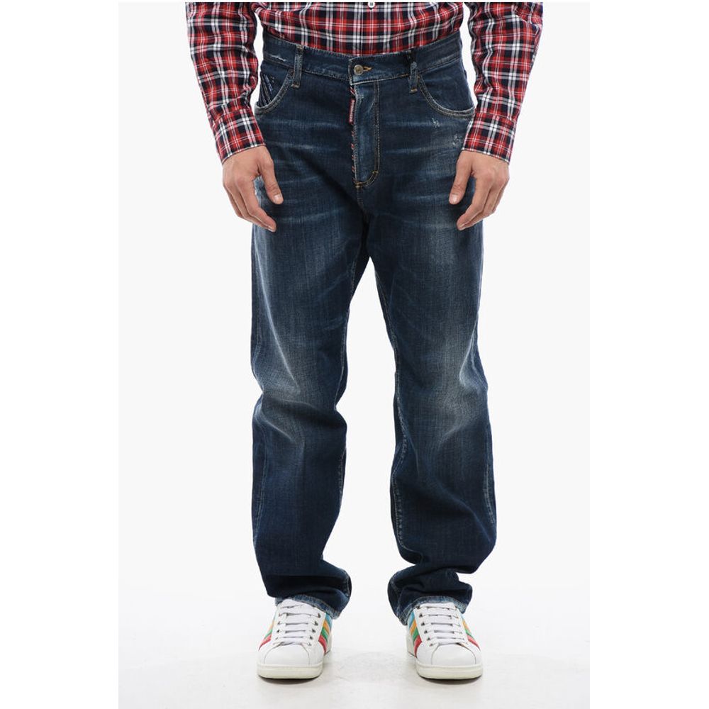 Dsquared² Regular Fit 642 Jeans With Patch Pocket 20 cm