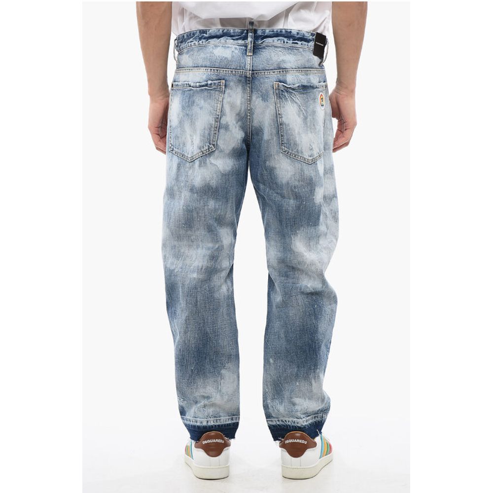 Dsquared² Distressed Effect BIG BROTHER Stone Washed Jeans 19 cm - Image 2