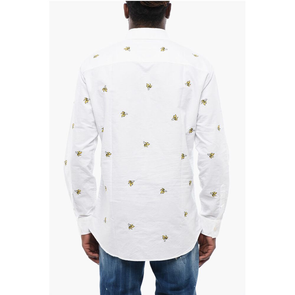 Dsquared² Button-Down Shirt With Banana Embroidery - Image 2